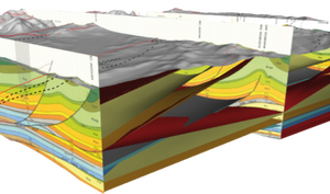 Subsurface modeling output