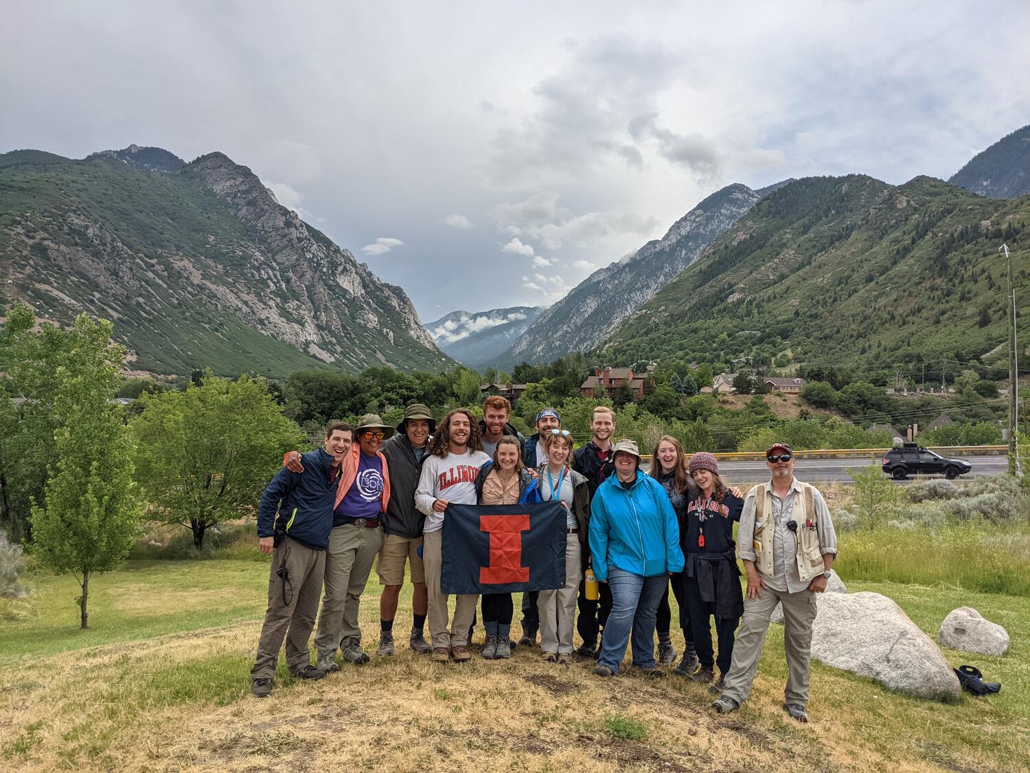 U of I Geology at Little Cottonwood Canyon